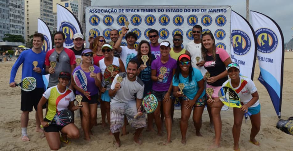 Campeões do Circuito RJ Beach Tennis