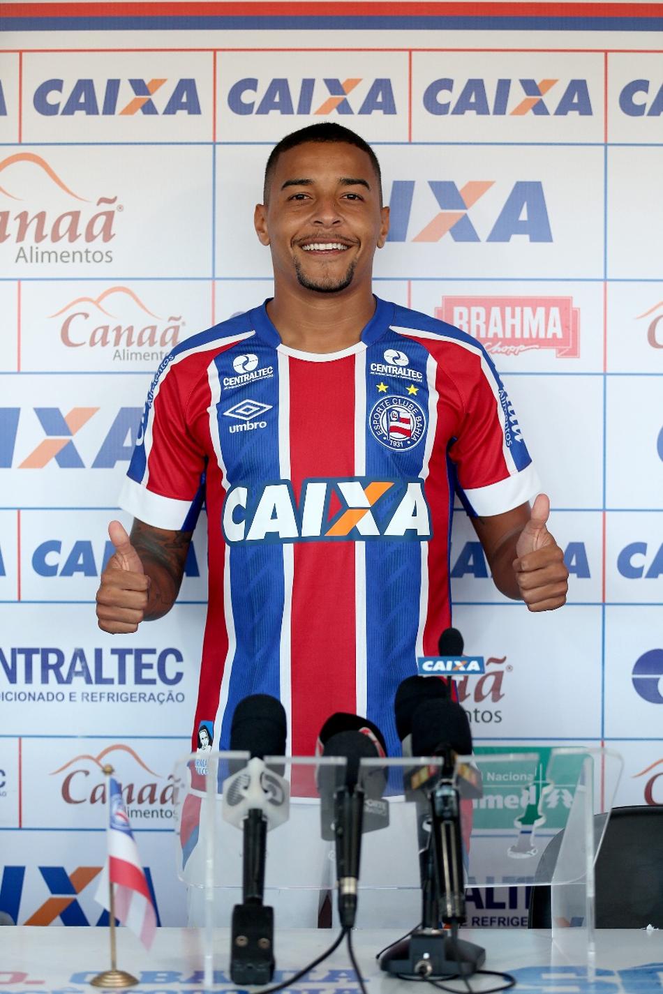 Apresentado no Bahia, Gregore exalta clube: "É o maior do Nordeste"