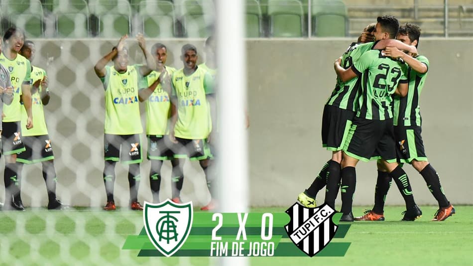 América-MG vence Tupi e garante invencibilidade no Estadual