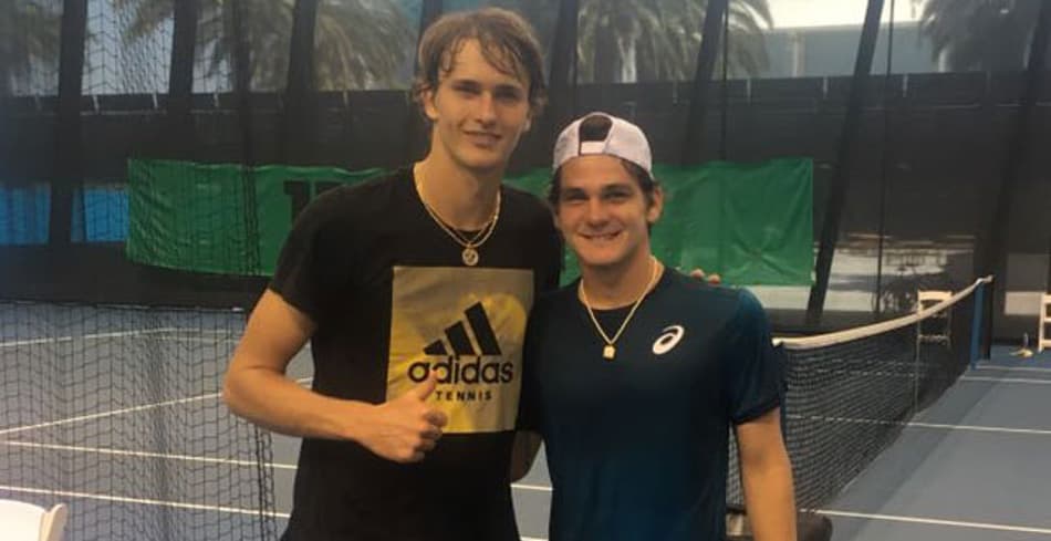 Thiago Wild treina com top 4 Zverev no Australian Open antes da Copa Davis