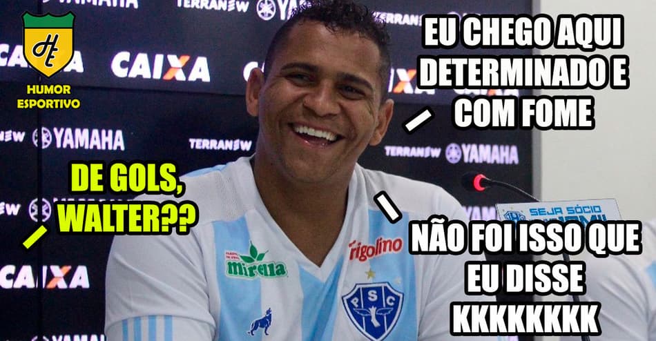 Walter é (d)o Papão… e não é de hoje