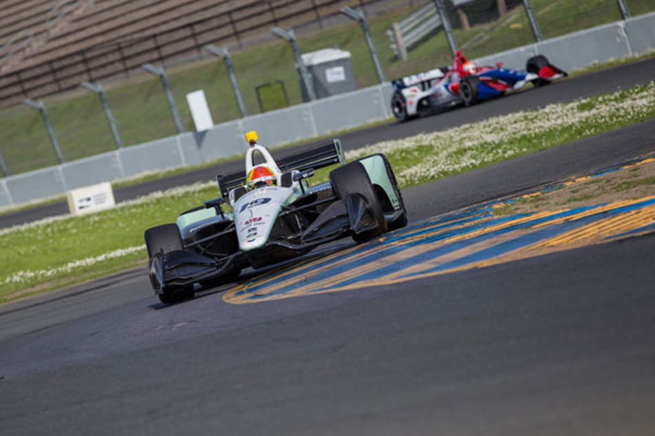 Newgarden lidera teste para a Penske em Sonoma; Fittipaldi foi o quinto e Leist o sexto