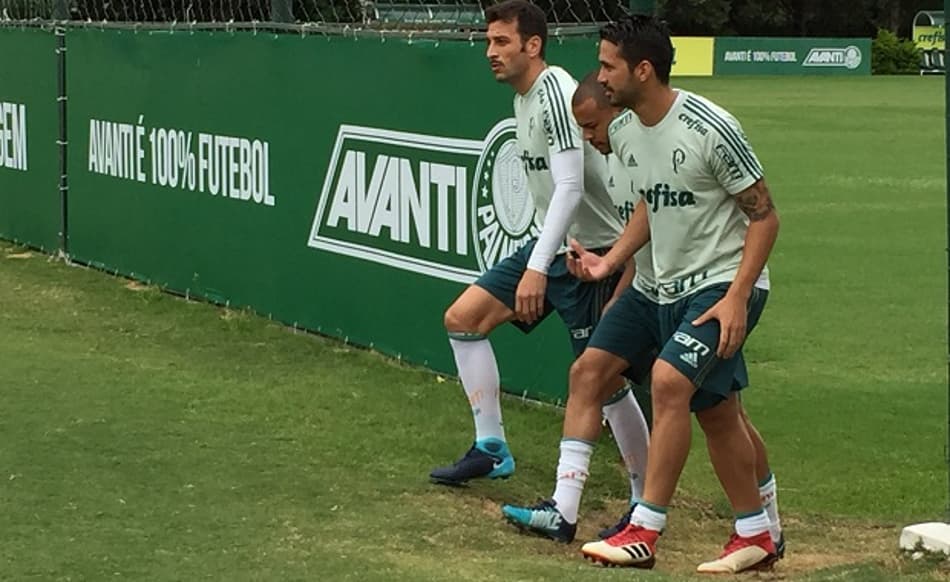 Dracena reforça treino do Palmeiras; D. Barbosa e Moisés não vão a campo