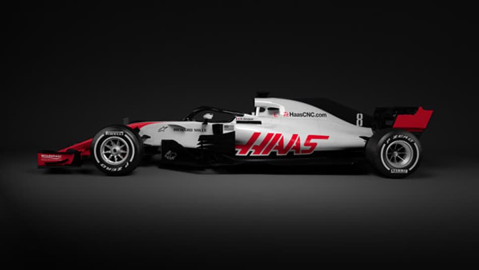 GALERIA: Confira as imagens do novo carro da Haas para a temporada 2018