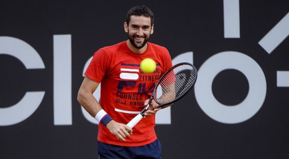 Cilic faz 1º treino para o Rio Open