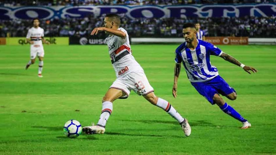 Números da Bola: Estatísticas de CSA 0x2 São Paulo