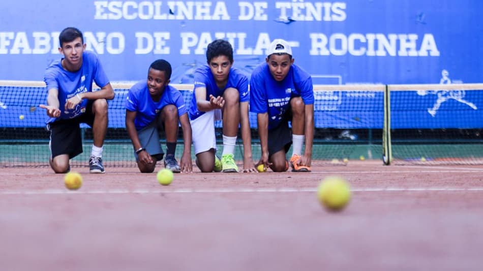 Alunos de escola na Rocinha atuarão como boleiros no Rio Open 2018
