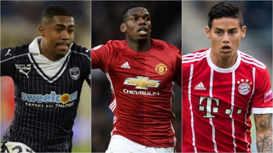 Malcom, Pogba, James… Confira o Vaivém desta sexta-feira