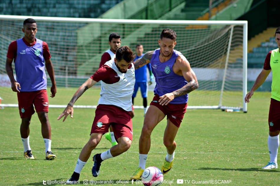 Guarani mantém escalação para partida contra o Taubaté