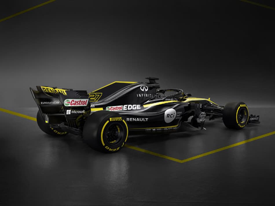GALERIA: Renault revela o "preto e amarelo" do seu R.S. 18 para temporada 2018 da F1
