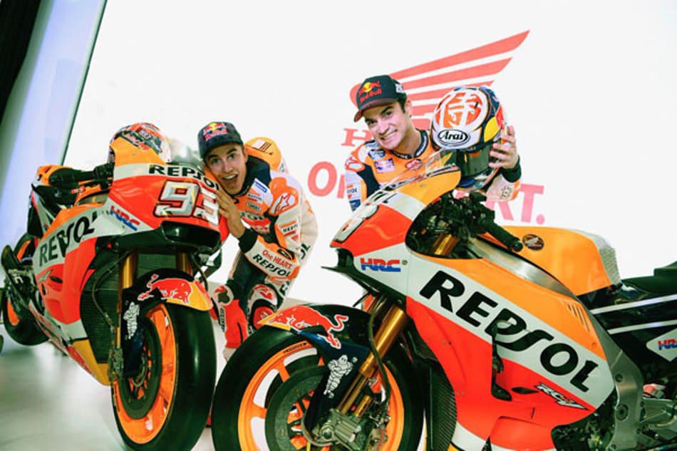 MOTOGP: Repsol Honda apresenta suas máquinas para 2018 com Márquez e Pedrosa