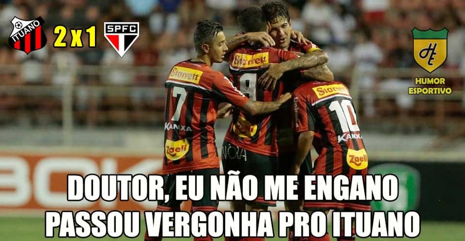 São Paulo sofre com as zoações após derrota para o Ituano