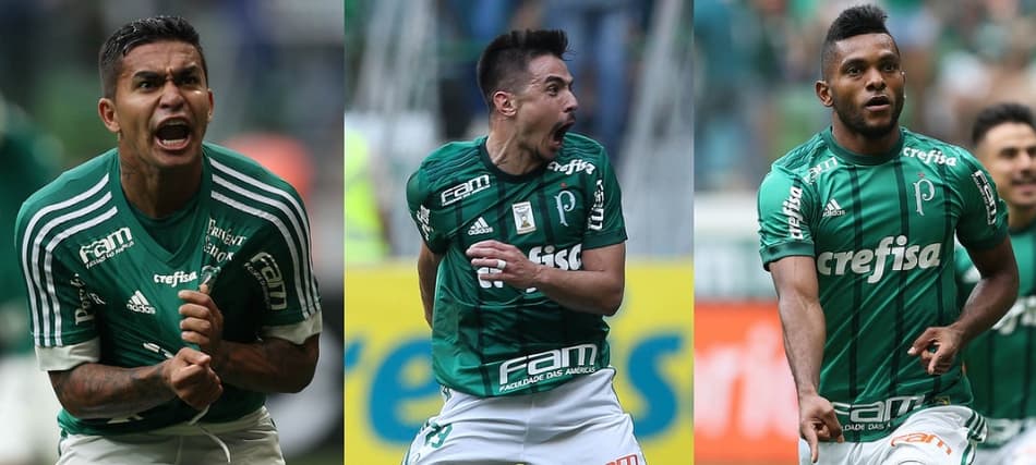 Trio de ataque do Palmeiras tem histórico de gols em clássicos
