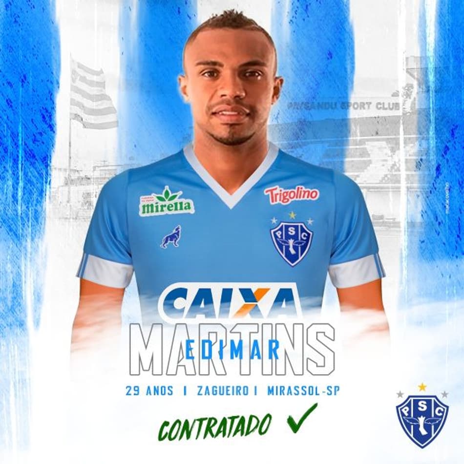 Paysandu contrata mais um jogador para temporada de 2018