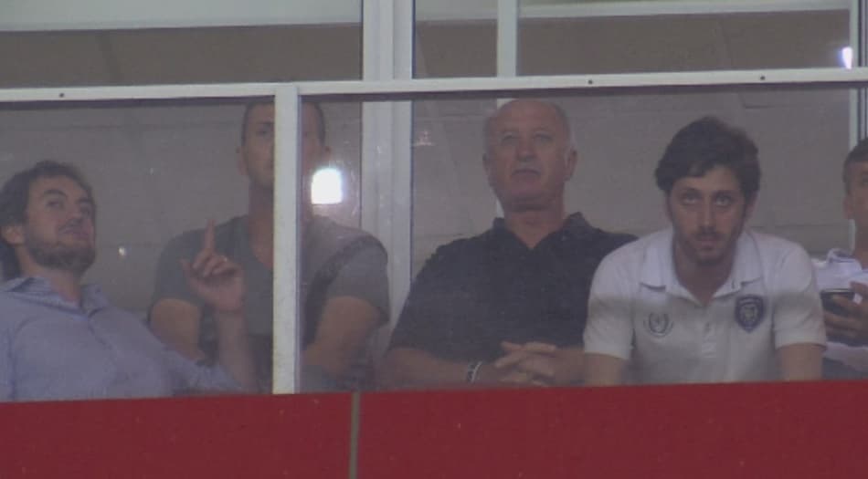 Felipão acompanha vitória do Internacional no Beira-Rio