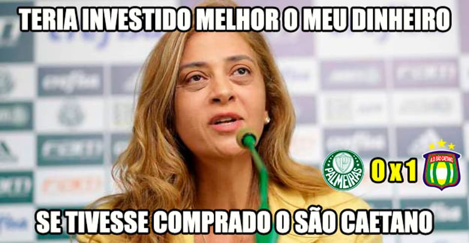 Derrotado pelo São Caetano, Palmeiras não escapa dos memes