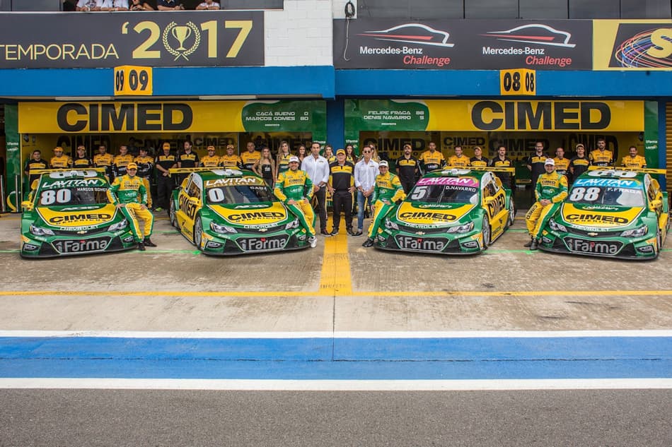 Cimed anuncia o maior patrocínio do automobilismo brasileiro com time de 15 pilotos em 6 categorias