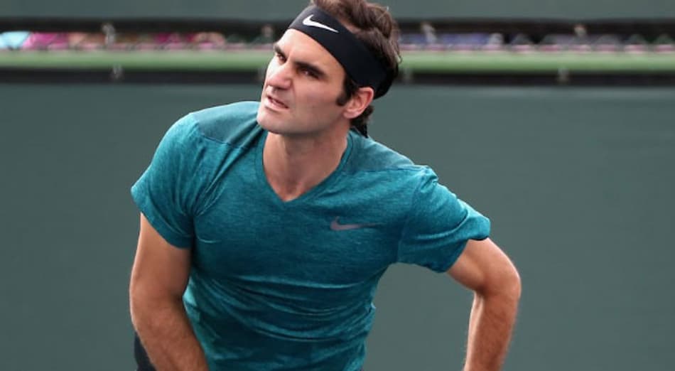 Federer faz primeiro treino em Indian Wells