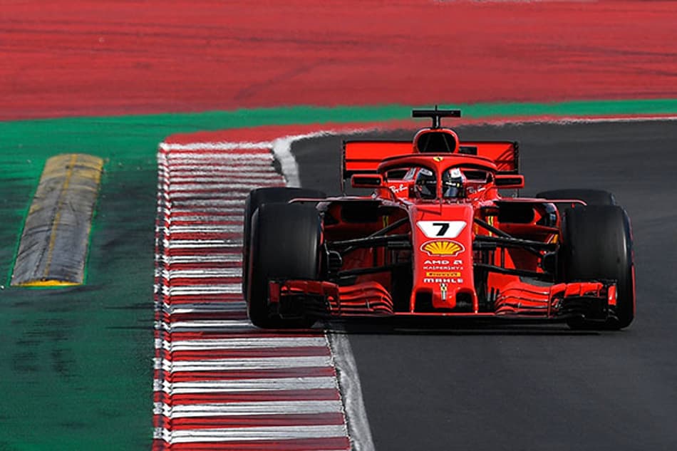 F1: Raikkonen mais rápido no último dia de testes seguido de Alonso