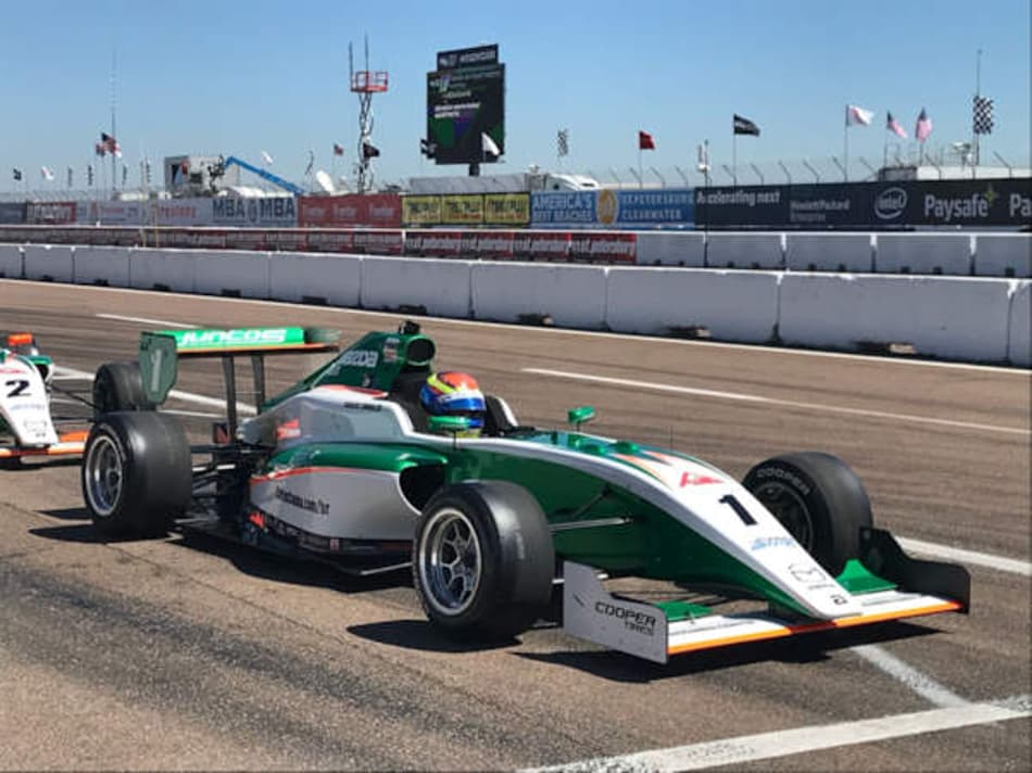 PRO MAZDA: Carlos Cunha Filho é 4º no grid da primeira prova em São Petersburgo