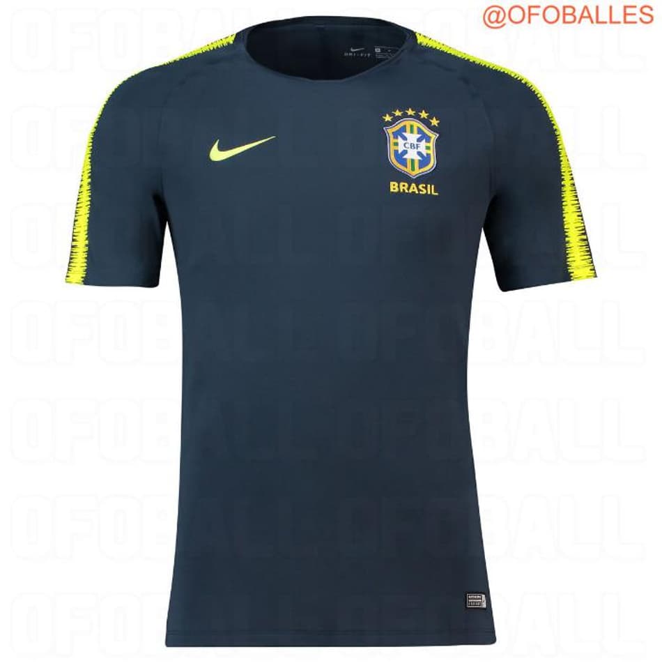 Site vaza uniformes de treino e agasalho da Seleção Brasileira para a Copa do Mundo