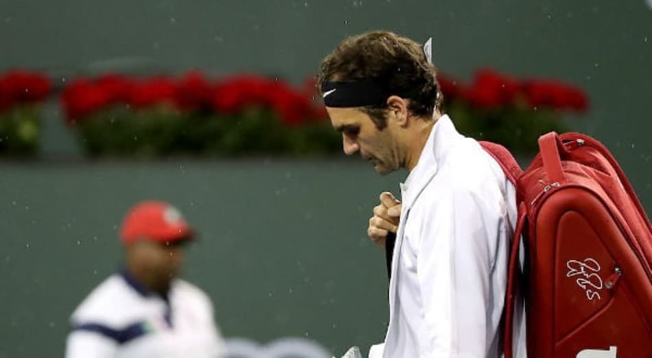 Chuva adia estreia de Federer em Indian Wells