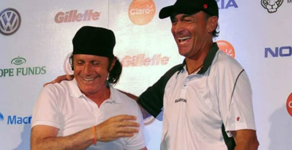 José Luis Clerc com Guillermo Vilas