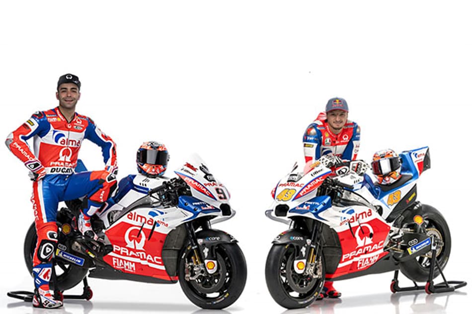 Alma Pramac Racing apresentada suas novas motos na casa da Lamborghini