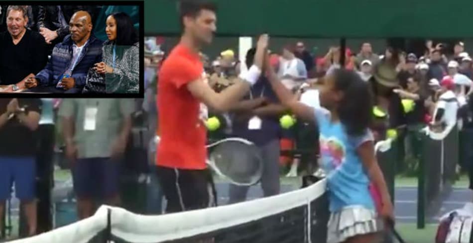 Novak Djokovic e Milan Tyson