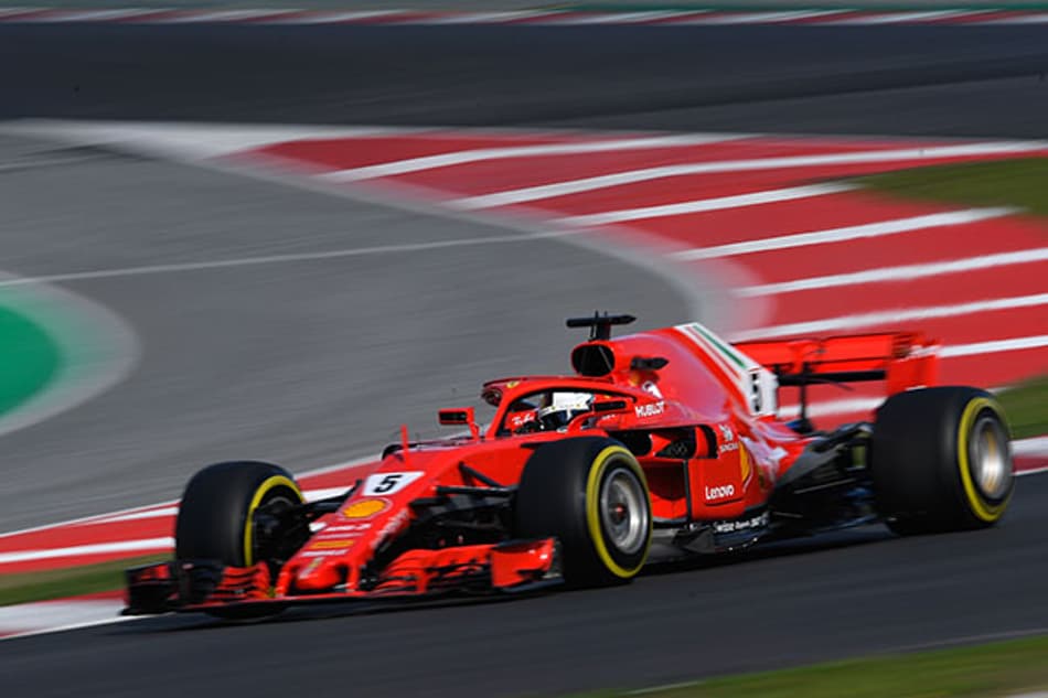 Vettel se diz confiante pilotando o SF71H