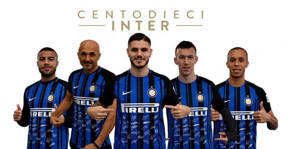 Inter de Milão lança camisa especial para celebrar os 110 anos do clube