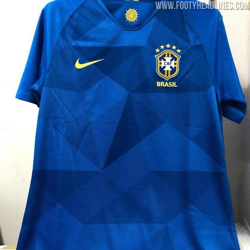 Surpreendeu! Camisa 2 do Brasil para a Copa tem ‘estrelão’ e diferentes azuis