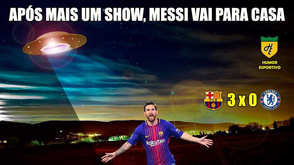 Os memes da classificação do Barcelona diante do Chelsea