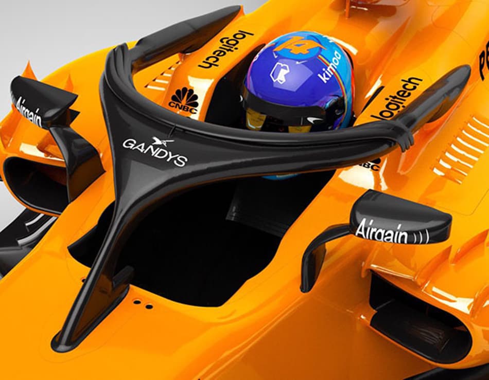 McLaren terá marca de chinelos estampada no halo para GP da Austrália