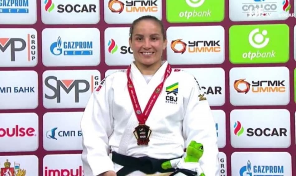 Maria Portela leva ouro no judô e Brasil de despede do Grand Slam da Rússia com oito medalhas