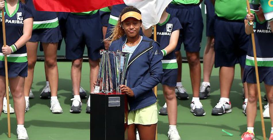 Osaka coroa semana dos sonhos com 1º título da carreira em Indian Wells