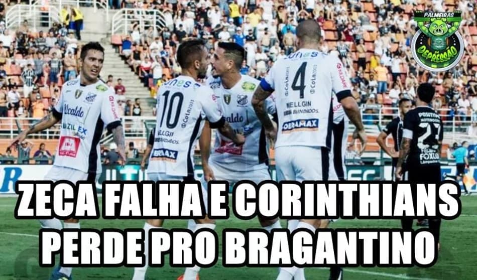 'Zeca falha' e Corinthians é zoado após derrota para o Bragantino