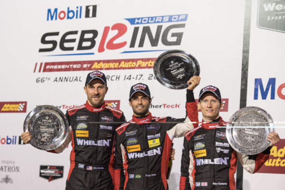 12H de Sebring: Nasr sobe ao pódio. Trio de Fittipaldi termina em 10º após levar batida