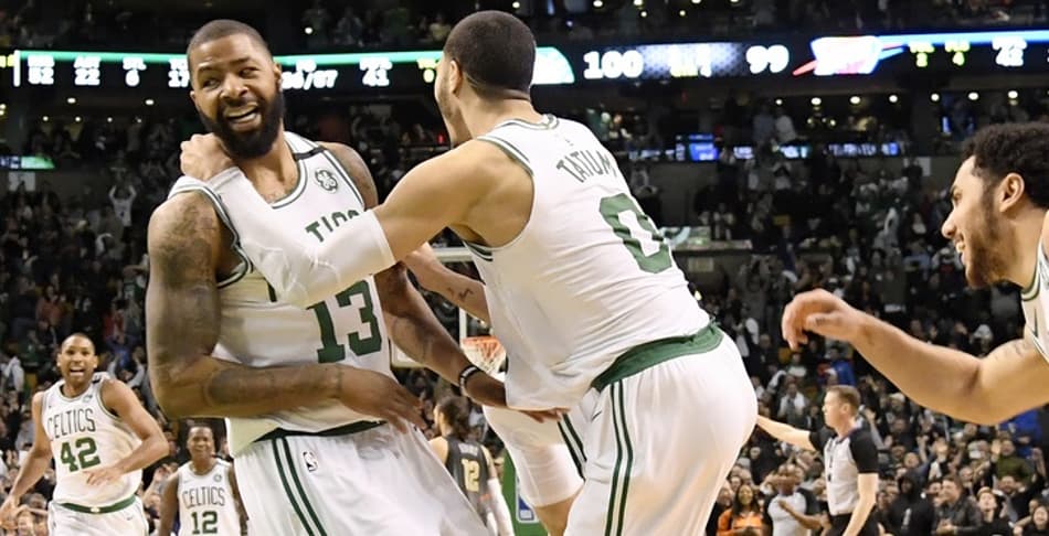 Desfalcado, Celtics vira no fim e encerra sequência de vitórias do Thunder