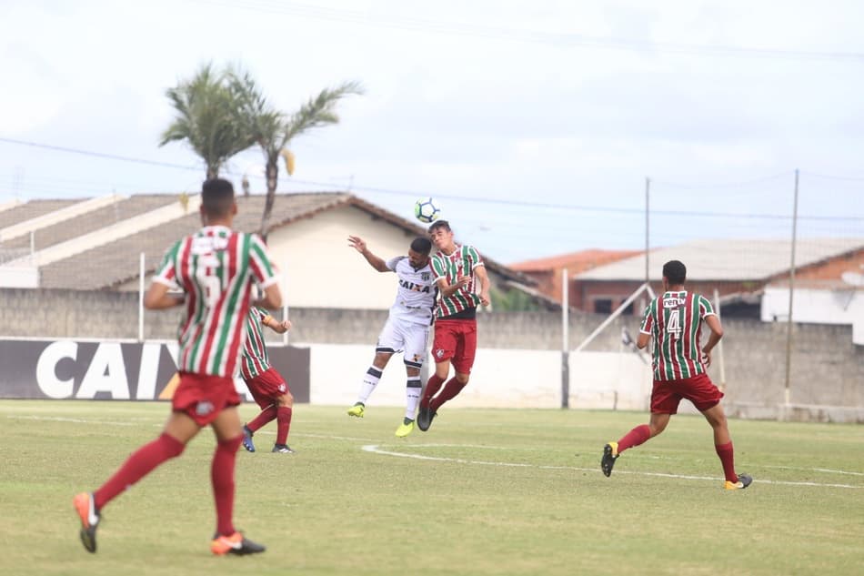 Com dois a menos, Fluminense vence o Ceará na Copa do Brasil Sub-20