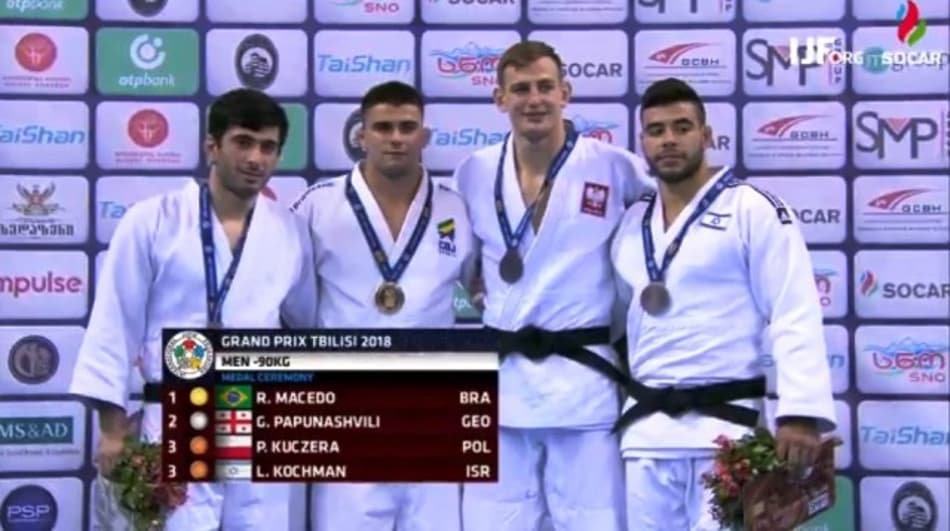 Judô: Rafael Macedo é campeão do Grand Prix de Tbilisi