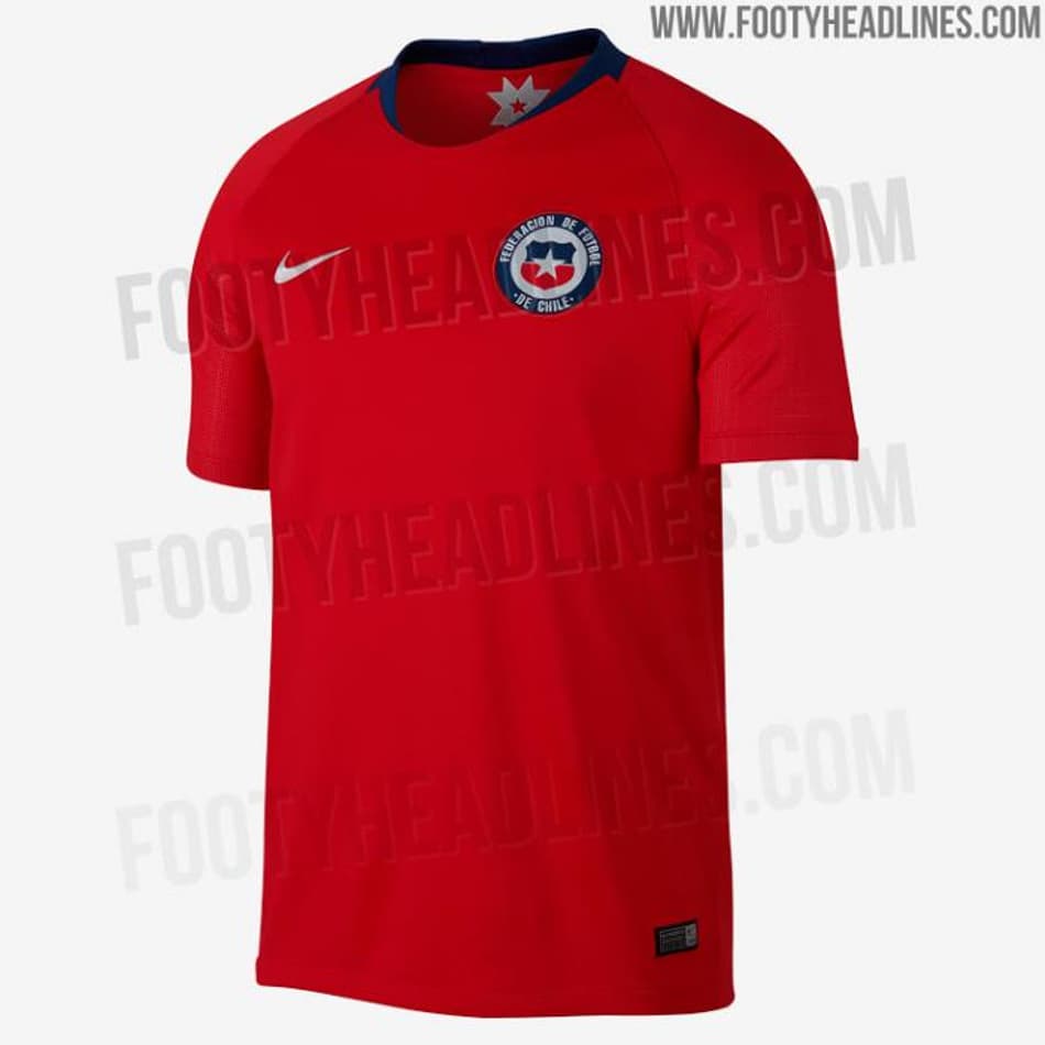 Novas camisas de Chile e Austrália são reveladas por site. Confira imagens