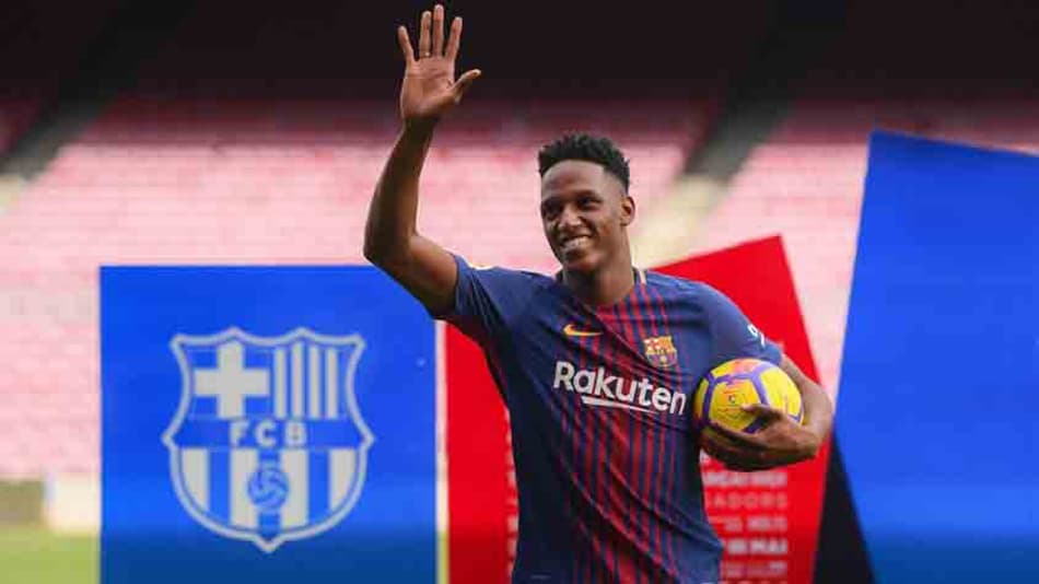 Yerry Mina ainda é um dos recordistas no Barcelona em margem de lucro