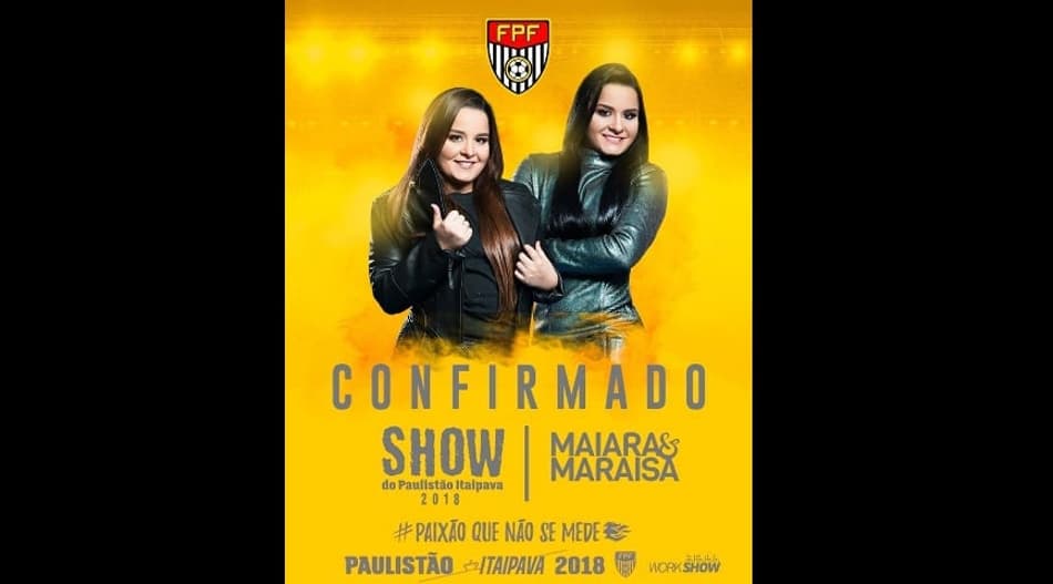 Final do Campeonato Paulista terá festa com direito a show sertanejo