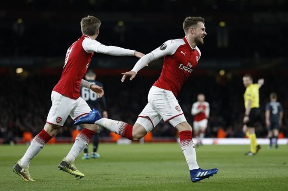 Arsenal goleia e fica perto de vaga na semi da Liga Europa; Lazio ganha
