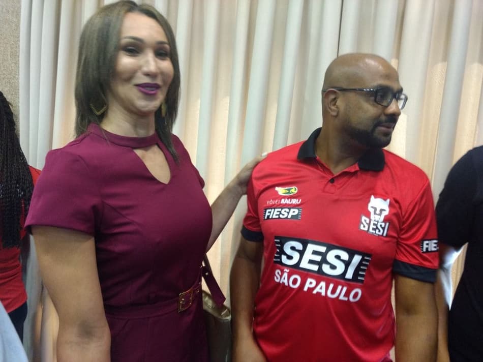 Blog Saque: Com Tifanny presente, Sesi Bauru apresenta novo projeto