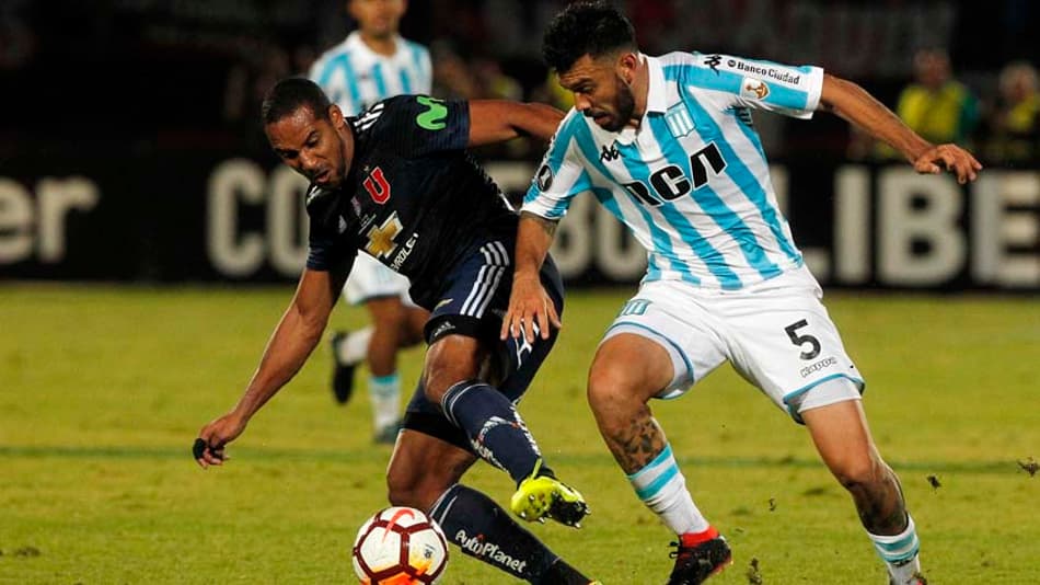 No grupo de dois brasileiros, Racing e La U se enfrentam em Avellaneda