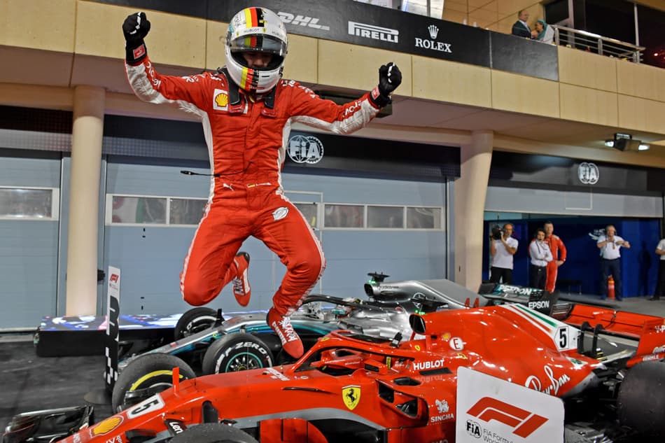 F1: Vettel "mais confortável" com a Ferrari no Bahrain