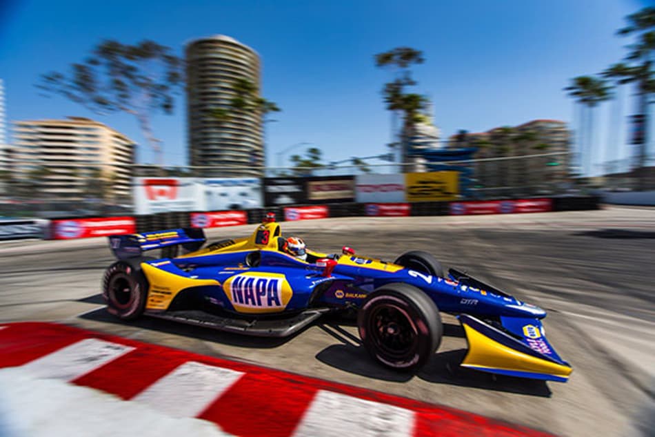 Alexander Rossi lidera segundo treino em Long Beach