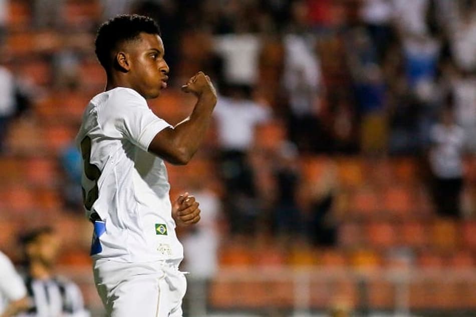 ‘Estreia’, gol e aplausos: a fantástica noite de Rodrygo, o ‘Rayo’ santista